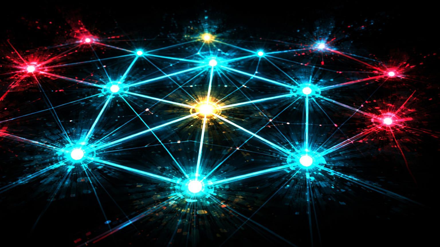 Rede digital com segmentos vermelhos desvanecendo em escuridão, simbolizando delisting de 23 pares spot na Binance por baixa liquidez